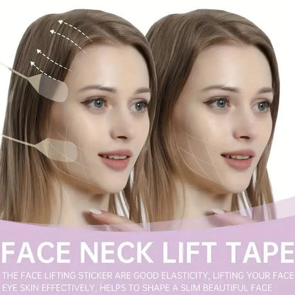 Face Lifting Tape, 24pcs Face Lifting Patch, Invisible V-line Facelift Patch Tapes And Bands Kit, Neck And Eye Double Chin Lifting Tools