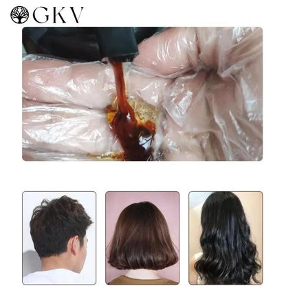 GKV Herbal Hair Color Shampoo: Instant Gray Coverage +99.99% - Choose Your Shade! Hair Dye Haircare