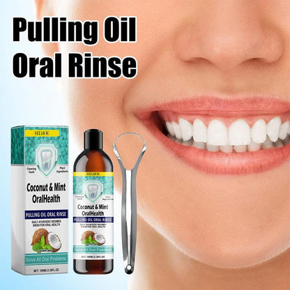 100ml Mouthwash & 3 Counts Tongue Scraper, Oral Care Products for Men & Women, Daily Oral Care Products, Cruel Summer