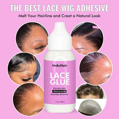 Dolahair Lace Tint Spray For Wigs Melt, Wig Mousse Spray Foam Melting Hair Mousse For Lace Front Wig Lace Melting Spray Lace Tint Foam Mousse With 2 Lace Melting Band Lace Glue Wig Kit Bleach for Wigs Knots Kit