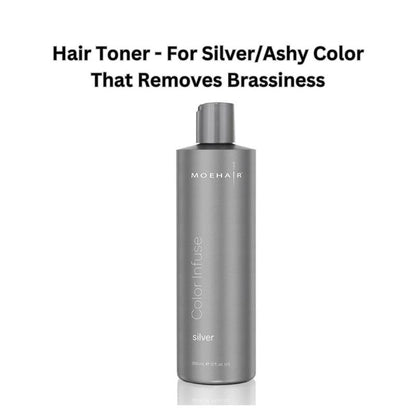 Hair Toner - For Silver/Ashy Color That Removes Brassiness-Haircare