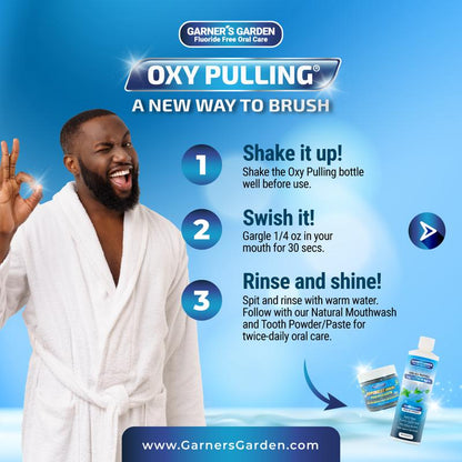 Garner's Garden Oxy Pulling Pre-Brush Mouthwash