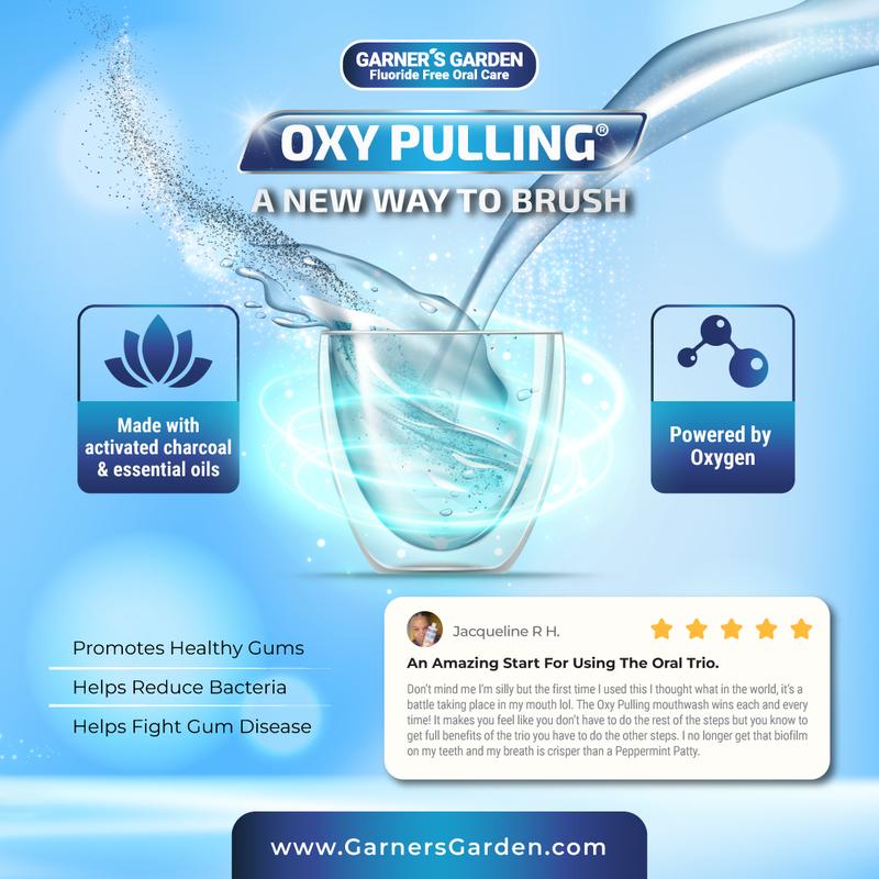 Garner's Garden Oxy Pulling Pre-Brush Mouthwash