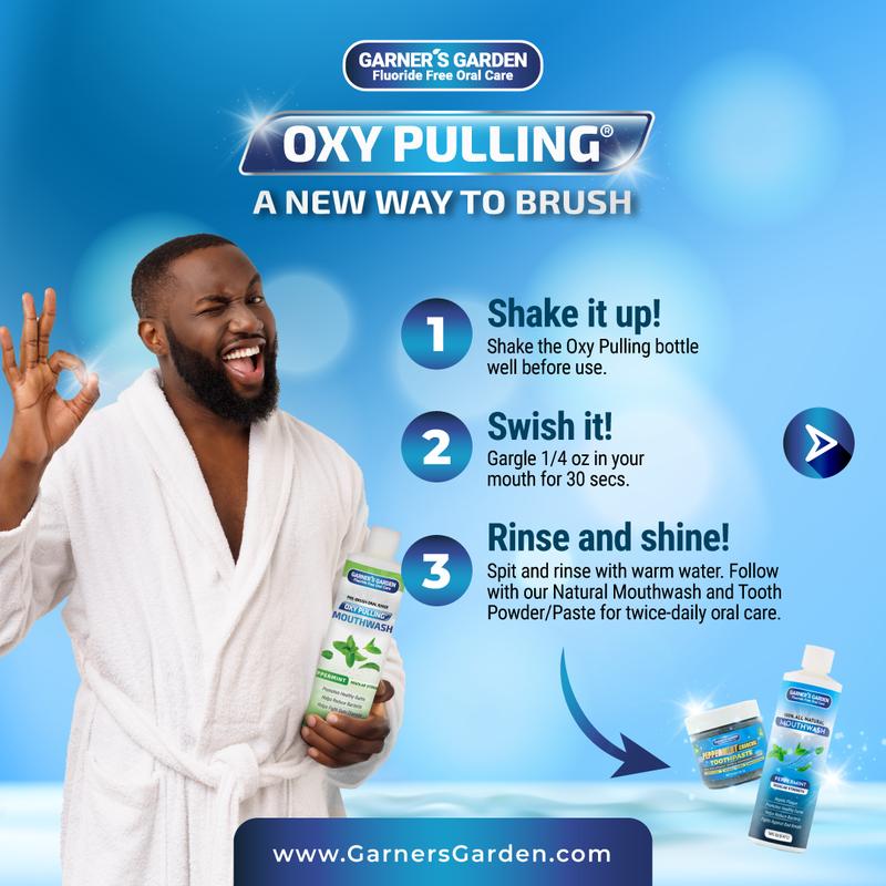 Garner's Garden Oxy Pulling Pre-Brush Mouthwash