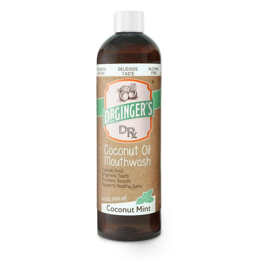 Dr Ginger's Coconut Oil Pulling Mouthwash - 14oz