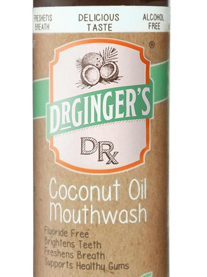 Dr Ginger's Coconut Oil Pulling Mouthwash - 14oz