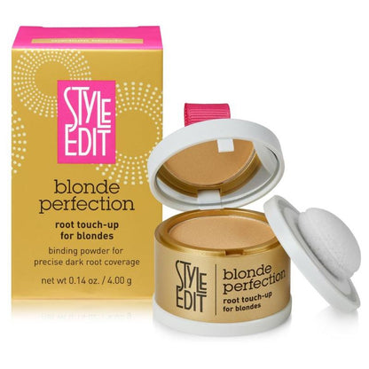 Style Edit Blonde Perfection Root Touch-Up Powder Lightweight  Hair Dye Haircare For Gray Hair Roots or Thinning Hair