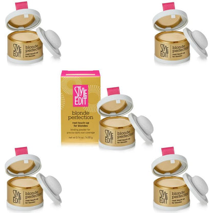 Style Edit Blonde Perfection Root Touch-Up Powder Lightweight  Hair Dye Haircare For Gray Hair Roots or Thinning Hair