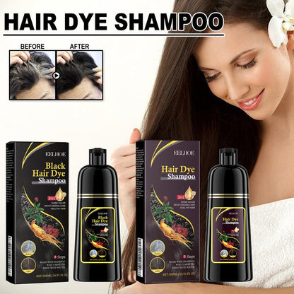 Hair Dye Shampoo-Black Hair Color Shampoo Instant 3 in 1 +99% Gray Hair Coverage - Herbal Ingredients - Multiple Colors Available Haircare