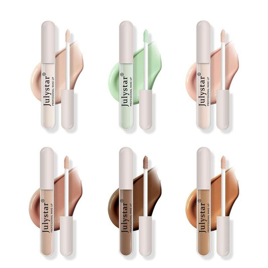 Long-lasting Foundations, 6 Counts Moisturizing Coverage Makeup Creams, Lightweight Concealer Foundations