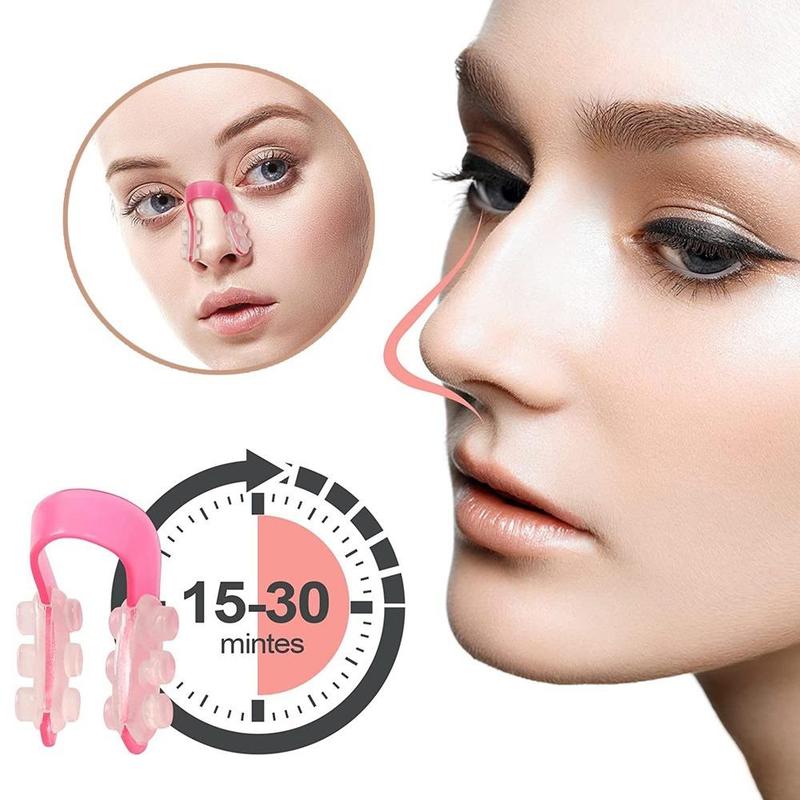 Nose Shaper, Soft Silicone Nose Straightener, Mini Nose Clip For Wide Nose