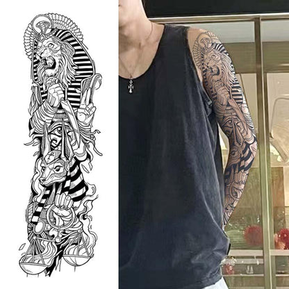 Waterproof Full Arm Temporary Tattoo Sticker, Non-reflective Fake Tattoo Sticker for Men & Women, Long-lasting Body Art Tattoo Sticker