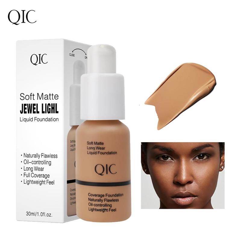 1 Count Long-lasting Foundation, Lightweight Moisturizing Liquid Foundation, Flawless Makeup Cream, Full Coverage Flawless Makeup Base Primer