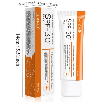 SPF30 Sunscreen, UV Protection Sunscreen, Long Lasting Sunscreen, Face Sunscreen, Facial Skin Protection, Daily Skincare Product