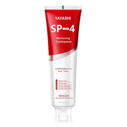 Delivery 1 days,SP-4 Toothpaste Fresh Breath Toothpaste,SP-4 Probiotics Whitening Toothpaste, Promotes Healthy Teeth and Gums, Prevents Tartar, Whitens Teeth (1pcs-120g)