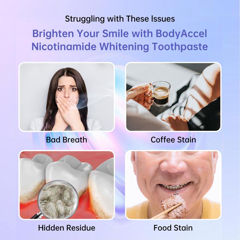 BodyAccel[Tripel Whitening]Niacinamide Whitening Toothpaste