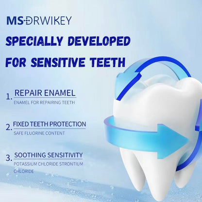 MS DRWIKEY Hydroxapatite toothpaste,freshbreath,oral whitening,repair antisensitivity,teeth protection