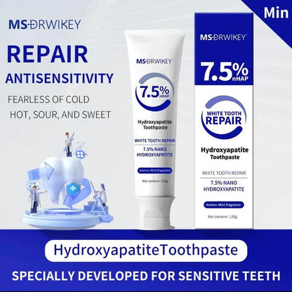 MS DRWIKEY Hydroxapatite toothpaste,freshbreath,oral whitening,repair antisensitivity,teeth protection