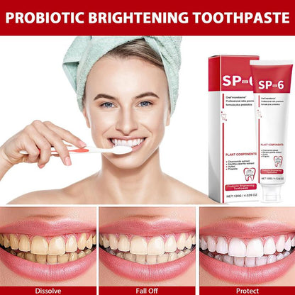 Sp-6 Ultra Whitening, Sp 6 Toothpaste, Ultra Whitening Toothpaste Sp - 6, Probiotic Brightening Toothpaste, Deep Cleaning Care Toothpaste