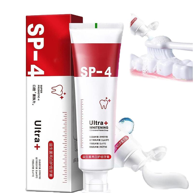 Sp-4 Toothpaste, Sp-4 Probiotic Toothpaste Brightens, Fresh Breath Toothpaste & Removes stains Toothpaste