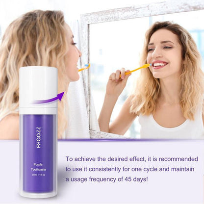 Summer Purple Toothpaste,?Daily?Oral?Cleansing?Breath Freshening Toothpaste for Beautiful Confident Smile, Gum Care Tooth Paste