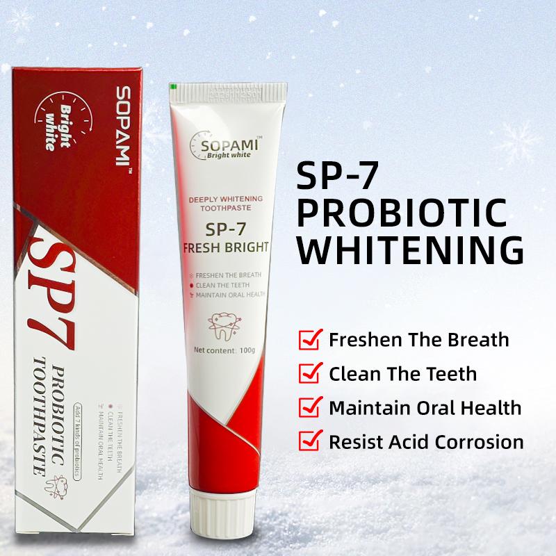 SOPAMI SP-7 Toothpaste Oral Health Management, Deep probiotic whitening toothpaste Fresh Breath[Tripel Whitening]