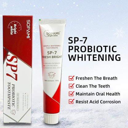 SOPAMI SP-7 Toothpaste Oral Health Management, Deep probiotic whitening toothpaste Fresh Breath[Tripel Whitening]