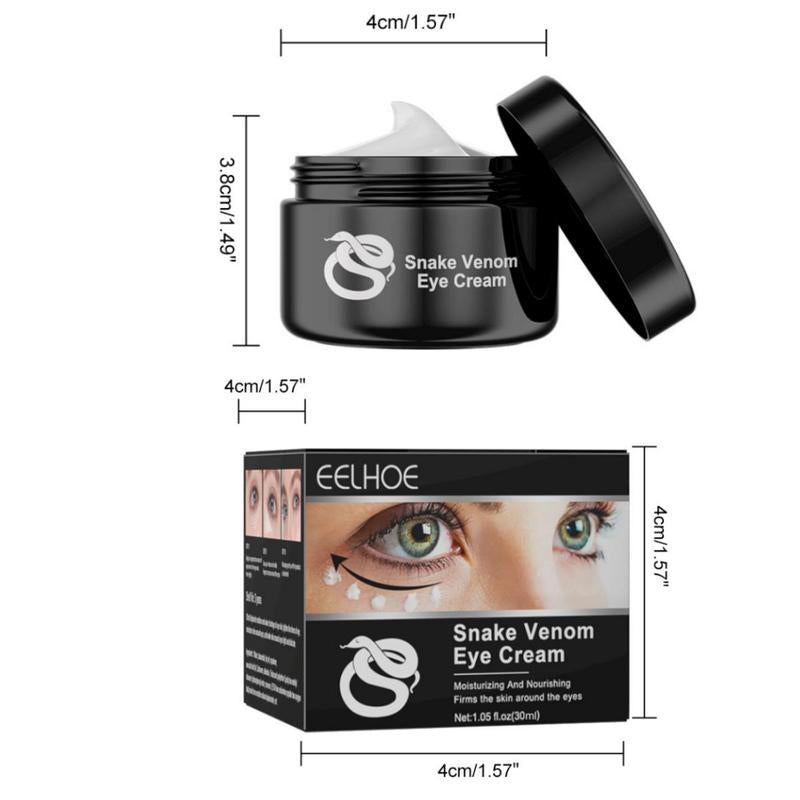 30ml Snake Venom Eye Cream, 1 Box Fine Lines Caring Eye Cream, Moisturizing Eye Cream, Eye Care Product for Women