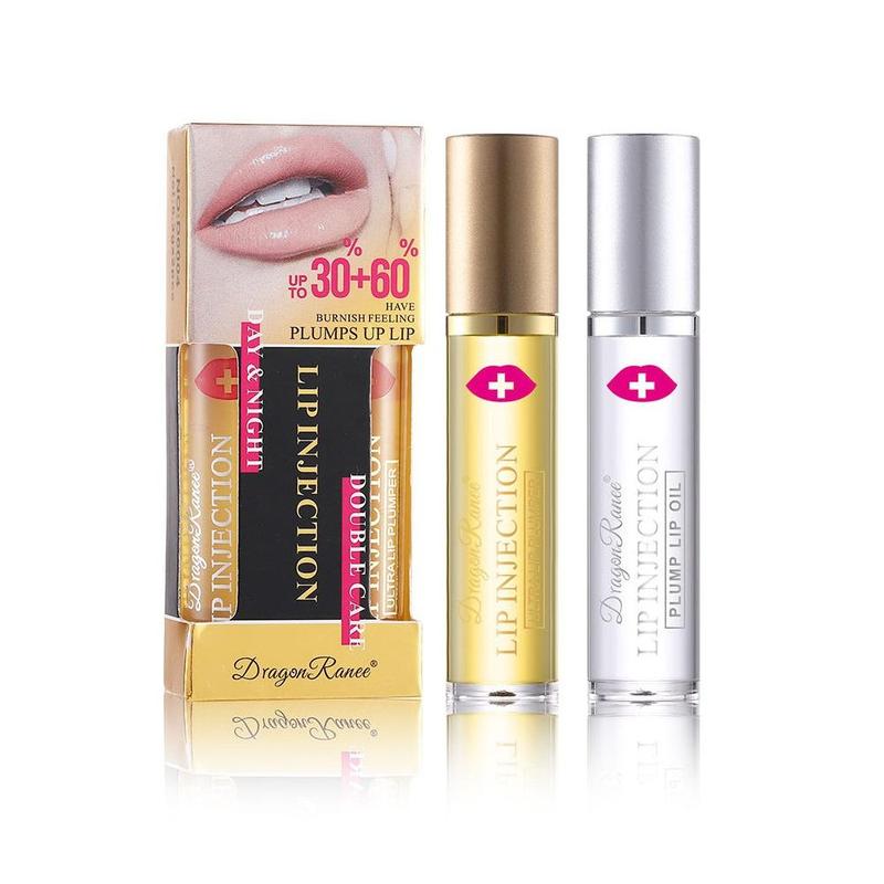 Roll on Moisturizing Plumping Lip Oil, 2pcs/set Hydrating Lip Care Stick, Girls and Women Makeup Accessories