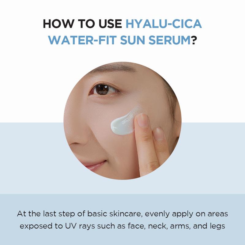 [SKIN1004 Official Shop] Madagascar Centella Hyalu-Cica Water-Fit Sun Serum SPF50+ PA++++ 50ml Facial Moisture Daily Moisturizing Sunscreen Hyaluronic Acid