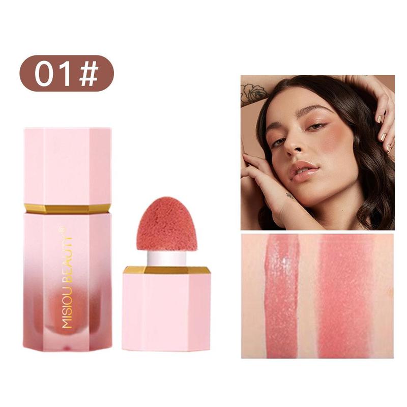 Long Lasting Liquid Blush Stick, 1 Count Smudge-proof Blush Stick Natural Skin Tone Blush for Daily Makeup, Lightweight Blush, Soft Color Shadow Suitable for All Skins