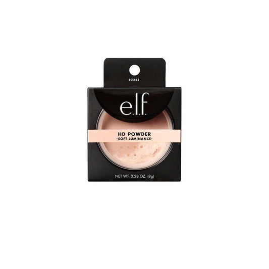 e.l.f. High Definition Powder, Loose Powder, Lightweight, Long-Lasting, Creates Soft Focus Effect, Masks Fine Lines & Imperfections, 0.28 Oz, Soft Luminance