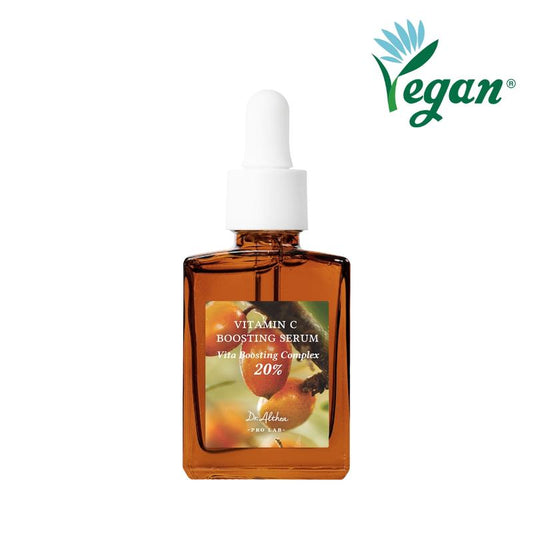 Dr.Althea Vitamin C Boosting Serum - 20% Vita Boosting Complex, 8 dIfferent Hyaluronic Acid, Brightening, Antiaging, Facial Serum for Dark Spots, Fine Lines, Uneven Skin Tone, Korean Skincare, Safe for daily use