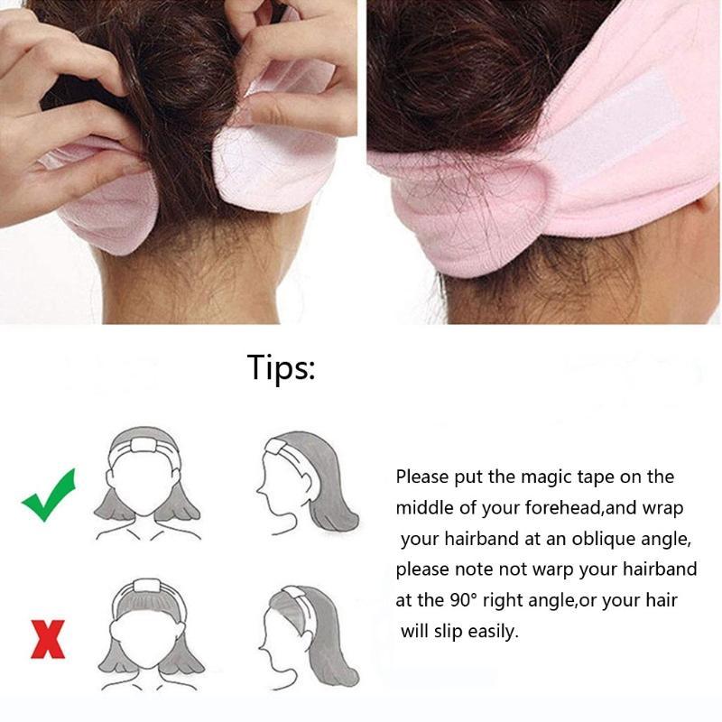 Adjustable Facial Makeup & Washing Headband, 1 Count Stretch Face Washing Hair Band for Women, Elastic Hair Band Head Wrap Towel Belt for Makeup Applying, Skin Care, Face Washing, Spa, Bath