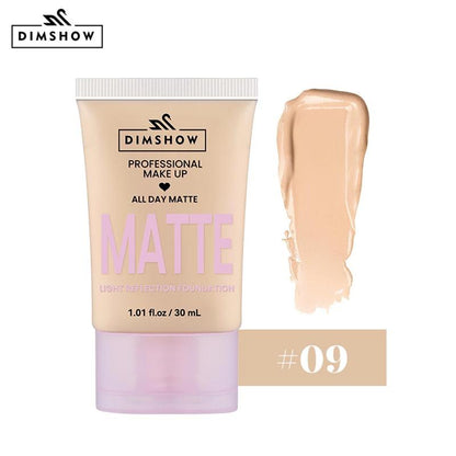 Long-lasting Matte Foundation, Moisturizing Dark Covering, Concealing Foundation Cream, Full Coverage Flawless Makeup Cream