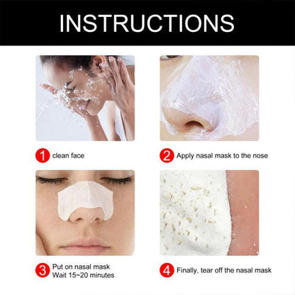 Blackhead Removal Mask, Nose Plants Pore Strip with Paper, Comfort Nose Skincare Product for Women & Men