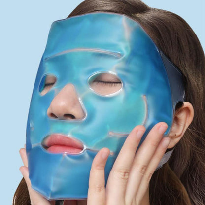 Face Cooling Mask, 1 Count?Skin Cooling Beauty Mask, Beauty Cold Compress Gel Mask