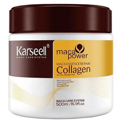 Karseell Collagen Hair Care Deep Repair Arginine Oil Collagen Hair Mask essence, suitable for all types of hair 16.90 oz 500ml