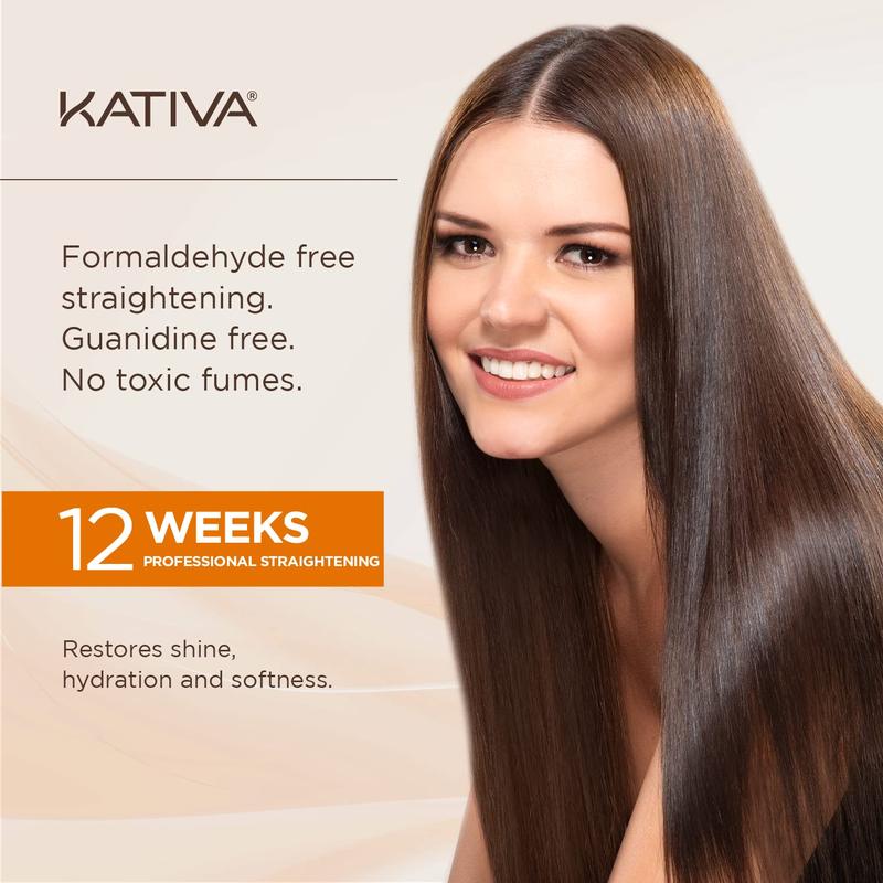 Kativa Keratin and Argan Oil Brazilian Straightening Kit