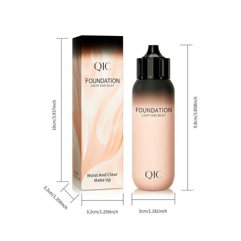 Liquid Foundation , Long-lasting Natural Flawless Lightweight Foundation, Makeup Product For Women