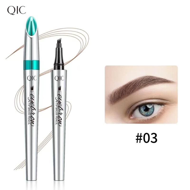 4-claw Eyebrow Pencil, 1 Count Waterproof Long Lasting Eyebrow Pencil, Multi-use Brow Styling Brush, Eye Brow Makeup Tool, Makeup Accessories