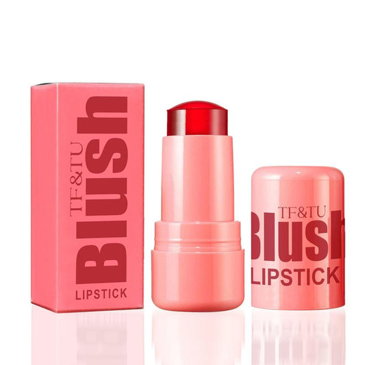 2 waterproof gel blush sticks for all skin tones - natural makeup, can be used as lip balm, Long-lasting Burst of color, Flexible concealer, pink parfait tones - the perfect gift and travel set for friends and loved ones!