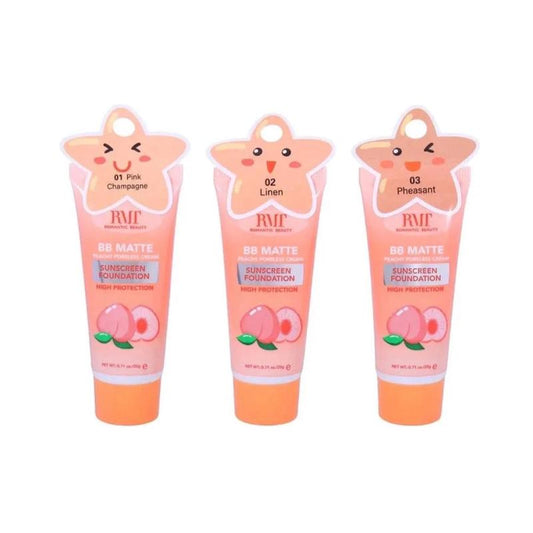 Peachy pore-less cream Matte with 30spf