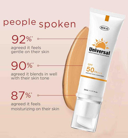 All-In-One Face Sunscreen and Foundation, 50ml All Skin Types SDF 50+ Facial Hydrate