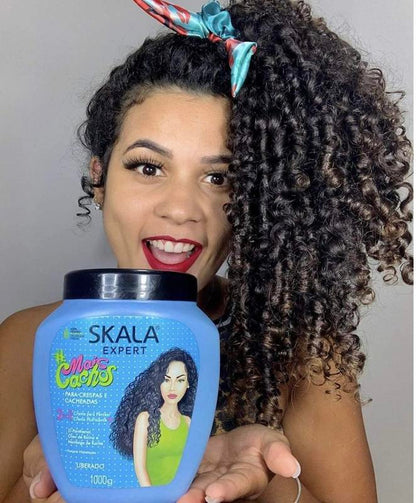 SKALA Mais Cachos for hair type 3ABC - 2 IN 1 Conditioning Treatment Cream and Cream To Comb 35.2oz Extra Large Pack Conditioner Haircare