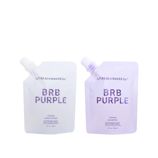 BRB Blonde Purple Shampoo & Conditioner - 3oz Pouches