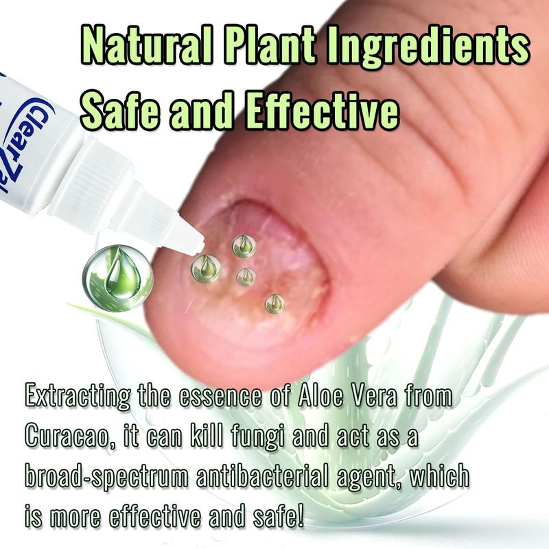 ClearZal Antimicrobial BAC Nail Solution Fungal Nail Treatment 1 Ounce Kills Fungus, Bacteria and Viruses Nail Care