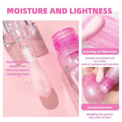 Temperature Changing Lip Oil, Moisturizing Easy Coloring Lip Gloss, Non-stick Cup Lip Glaze for Women