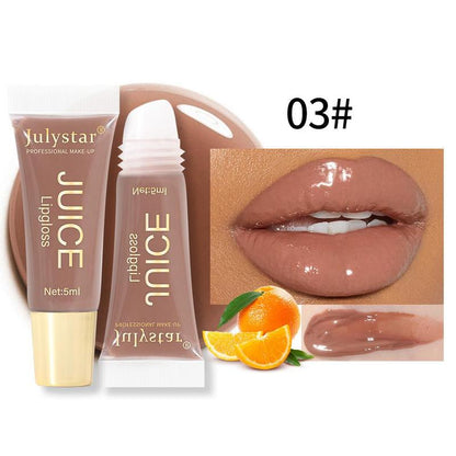 Fruit Flavored Moisturizing Lip Gloss, Long Lasting Tinted Hydrating Lip Gloss, Plumping Lip Oil Lip Stick for All Occasions, Summer Gift, Lip Care Cosmetic, Prettygirlglaze