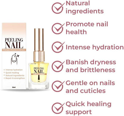 Nail Care Oil -Moisturizing and Strengthening Formula with Vitamins and Fatty Acids for Overall Nail Health Moisture Nail Care